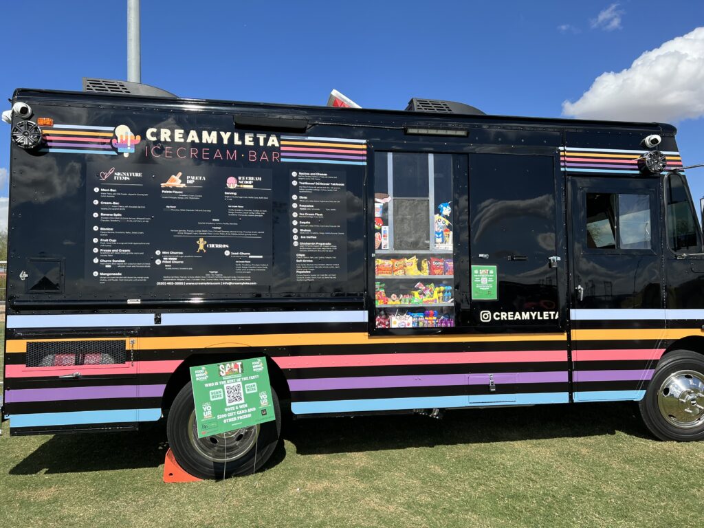 Creamyleta Ice Cream Bar Food Truck AZ